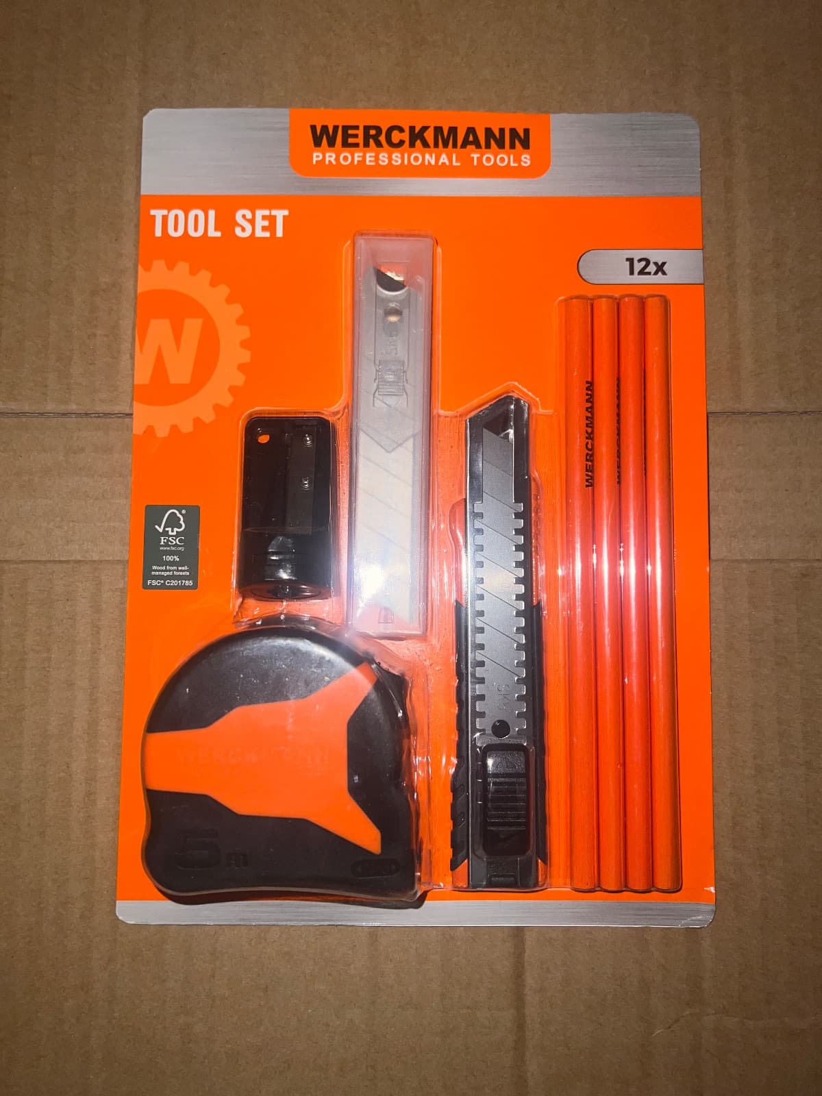 Werckmann Set di Utensili Professionali 12 Pezzi