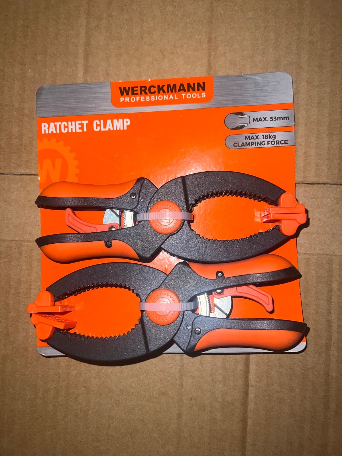 Werckmann Professional Tools Set 2 Morsetti a Cricchetto
