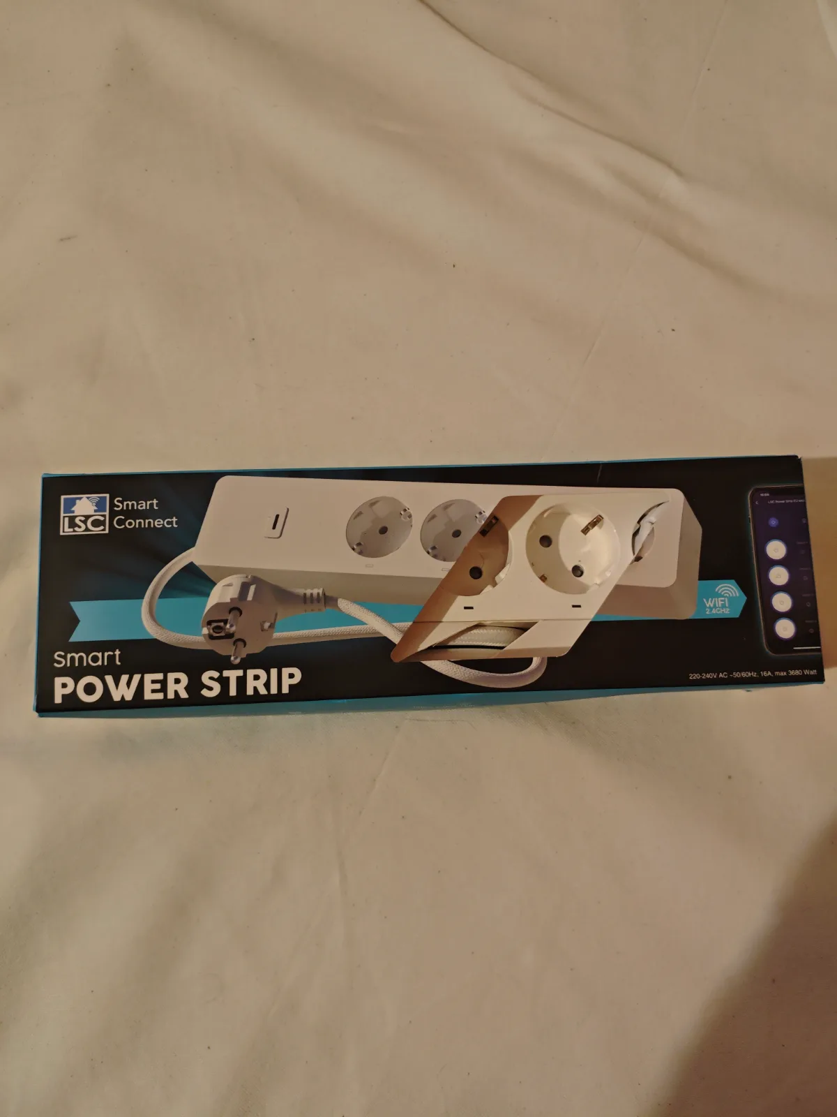 LSC Smart Connect Smart Power Strip 3 Prese 4 USB Wi-Fi